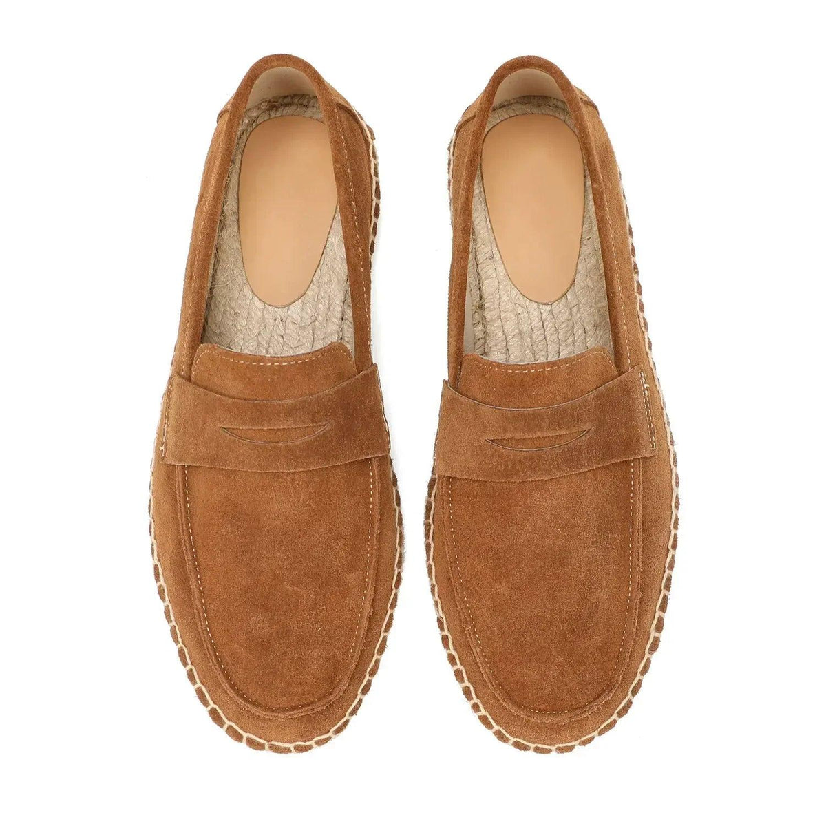 Mäns Slip-On Loafers Espadrille Stil 2