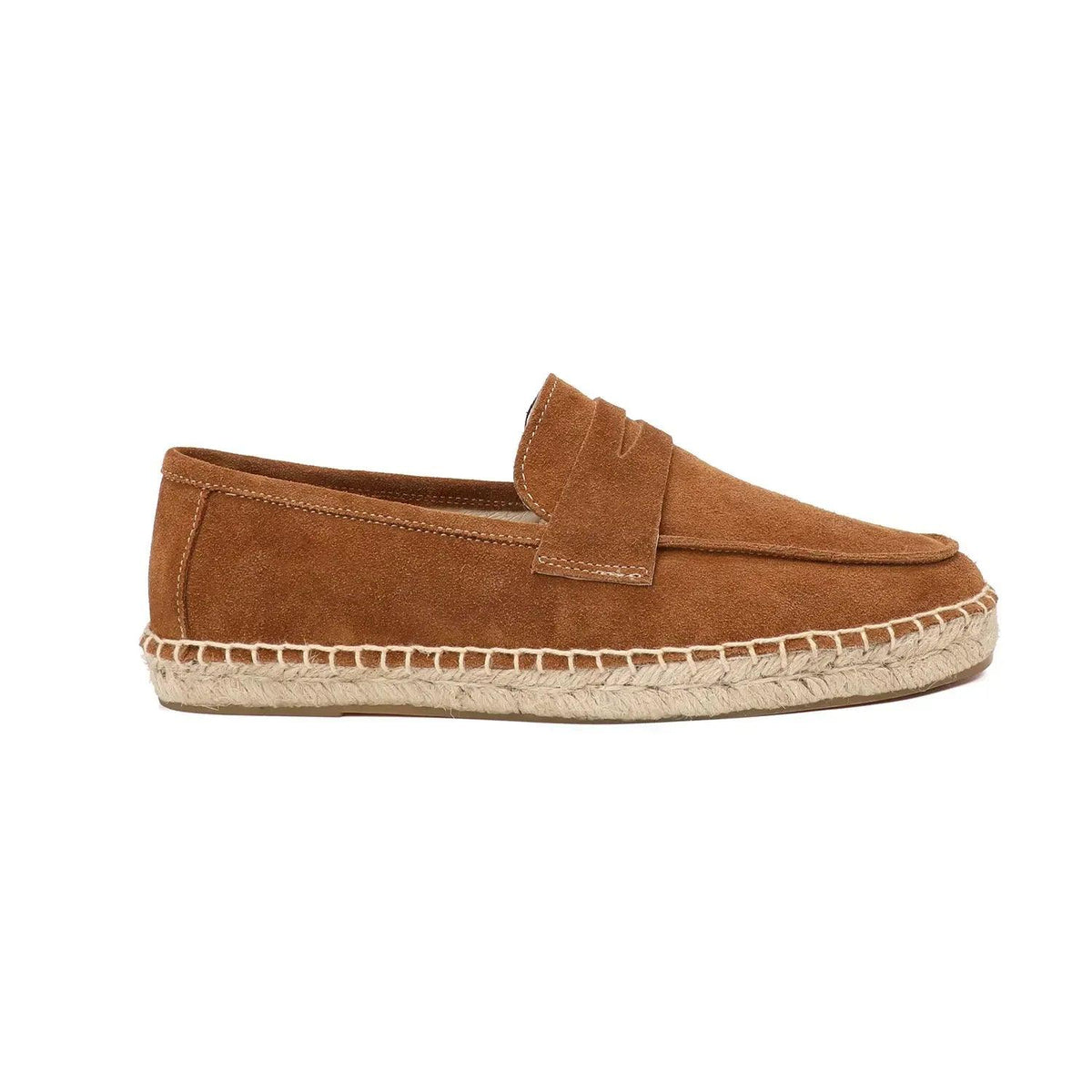 Mäns Slip-On Loafers Espadrille Stil 3