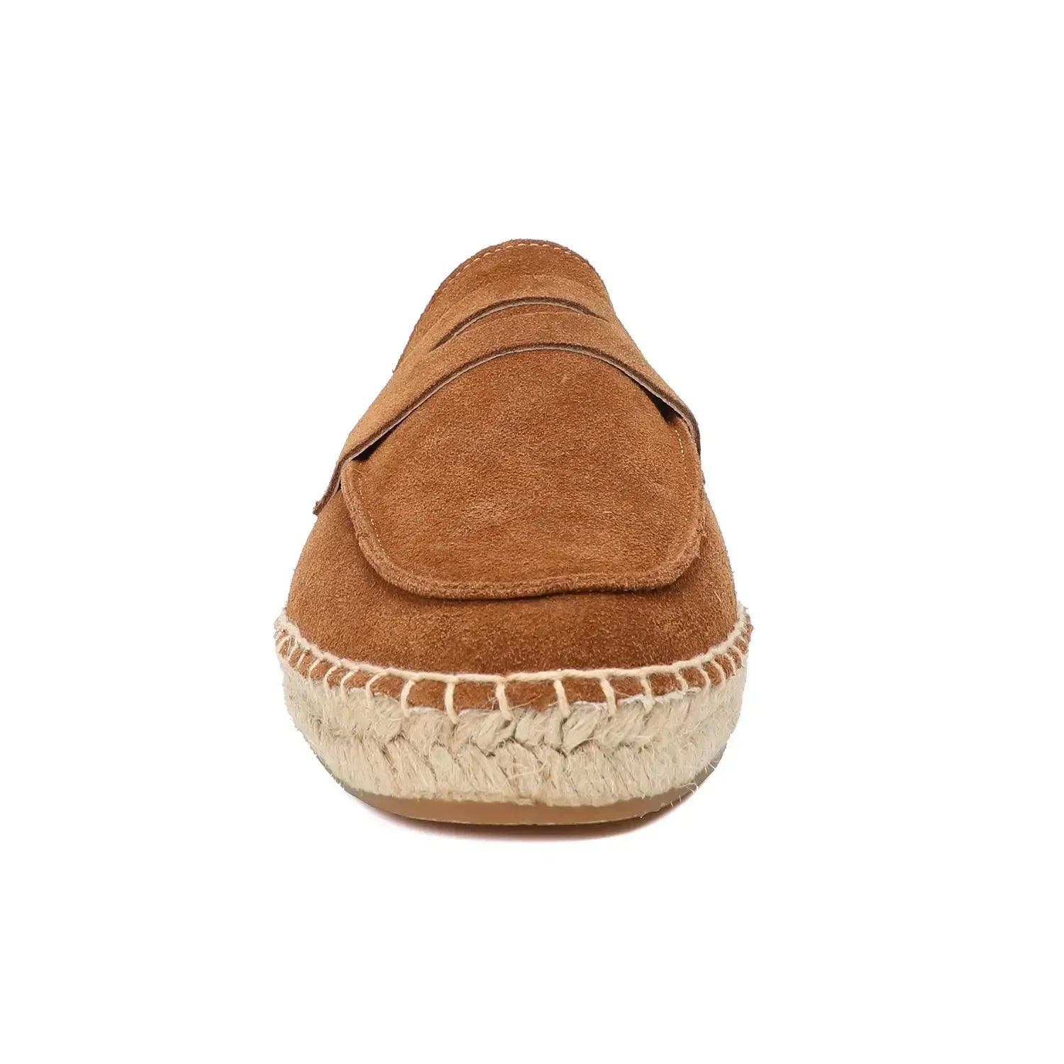 Mäns Slip-On Loafers Espadrille Stil 4