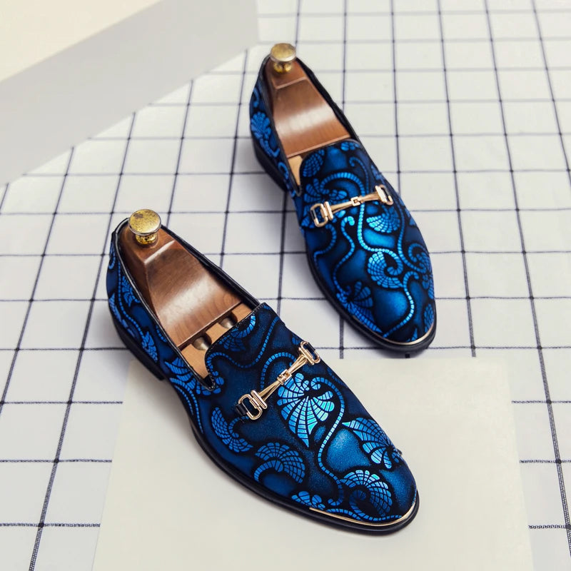 Mäns Slip-On Loafers Färgglada 2