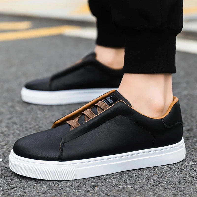 Mäns Slip-On Sneakers Låg Topp 6