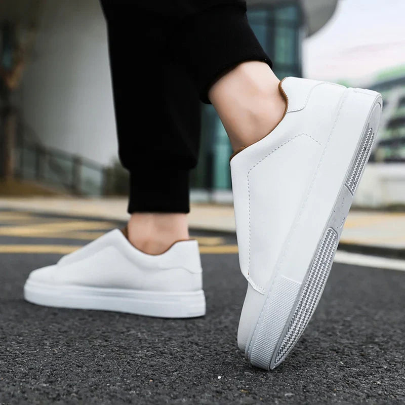 Mäns Slip-On Sneakers Låg Topp 8