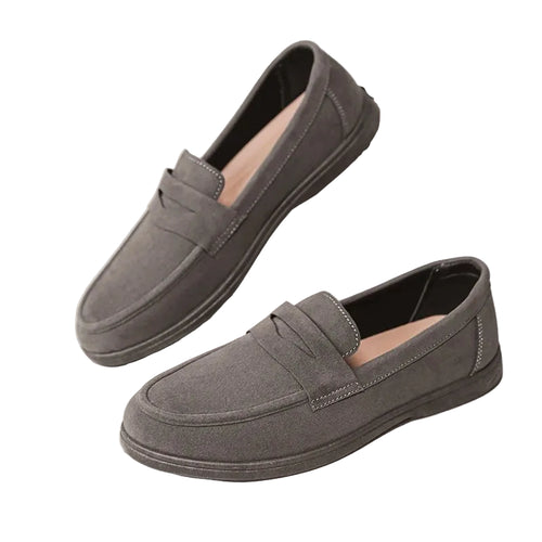 Mäns Slip On Loafers Preppy Stil 1