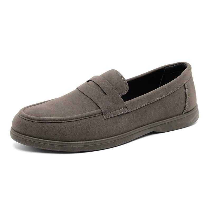 Mäns Slip On Loafers Preppy Stil 7