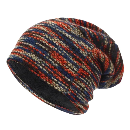 Mäns Slouchy Beanie Mössa Stickad För Kalla Dagar 0