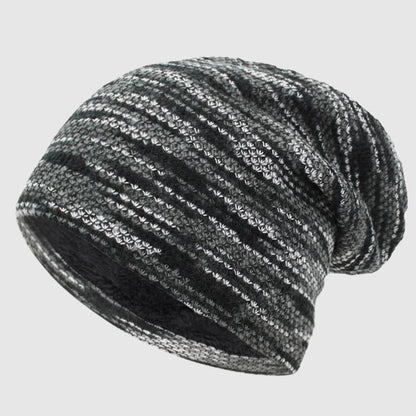 Mäns Slouchy Beanie Mössa Stickad För Kalla Dagar 2