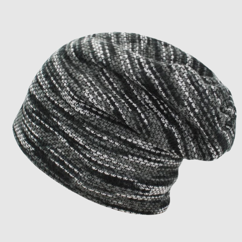 Mäns Slouchy Beanie Mössa Stickad För Kalla Dagar 3