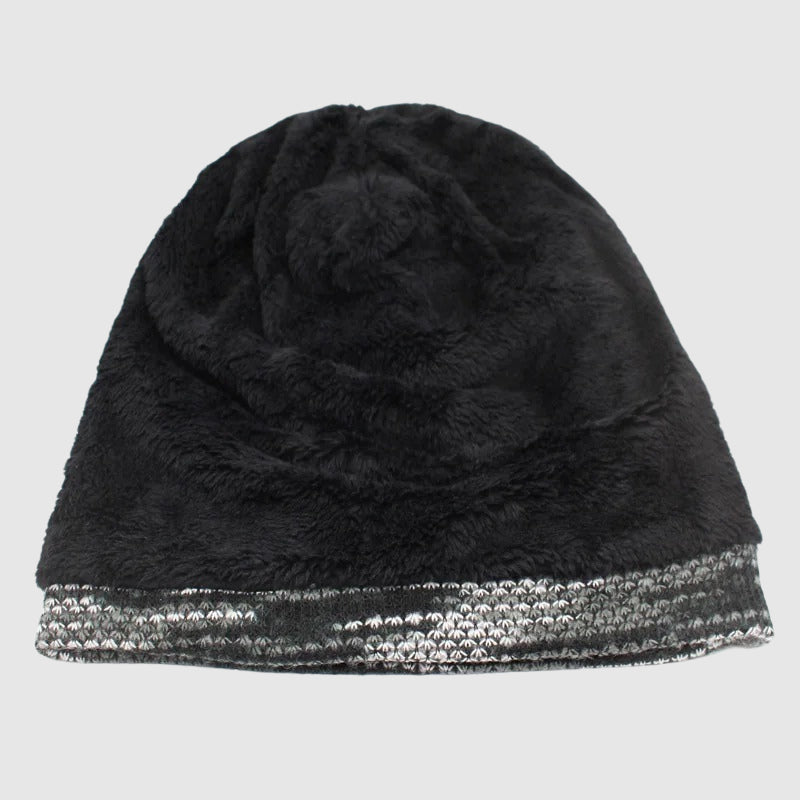 Mäns Slouchy Beanie Mössa Stickad För Kalla Dagar 6