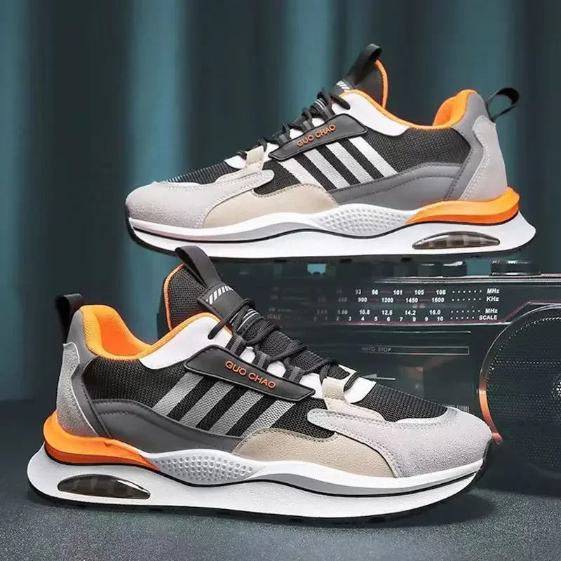 Mäns Sneakers Lågtopps Sportig Design med Tjock Sula 1