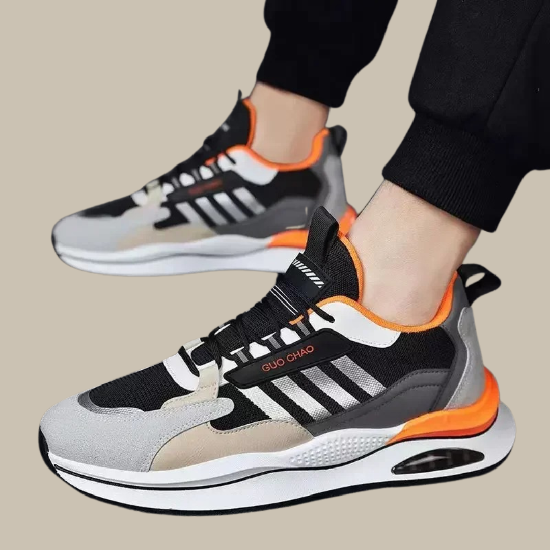 Mäns Sneakers Lågtopps Sportig Design med Tjock Sula 4