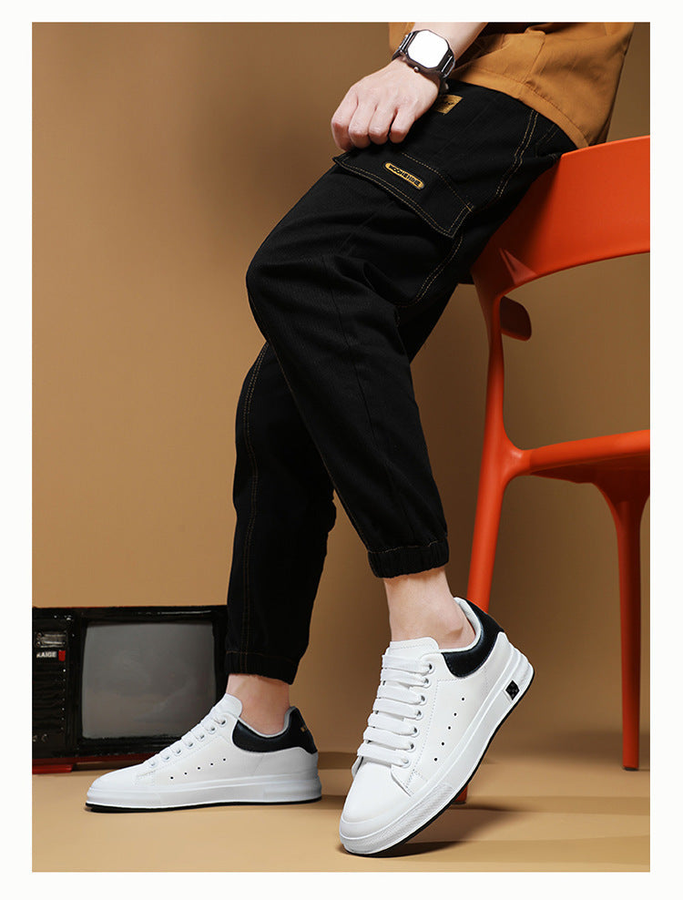 Mäns Sneakers Low-Top Minimalistisk Stil 7