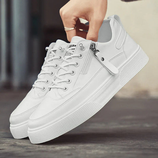 Mäns Sneakers Modern Design Med Dragkedja 0