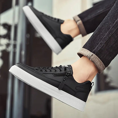 Mäns Sneakers Modern Design Med Dragkedja 1