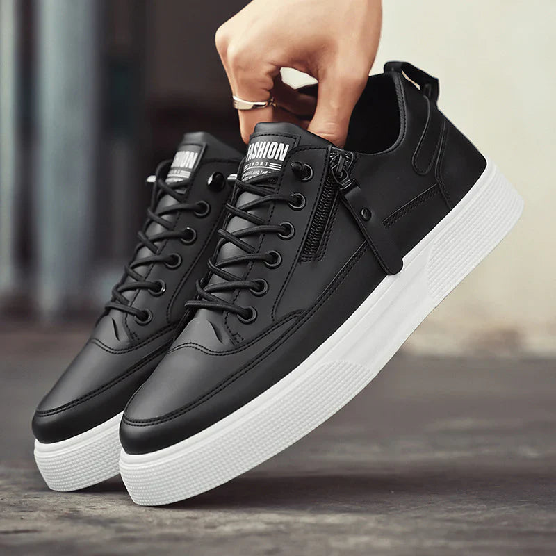Mäns Sneakers Modern Design Med Dragkedja 2