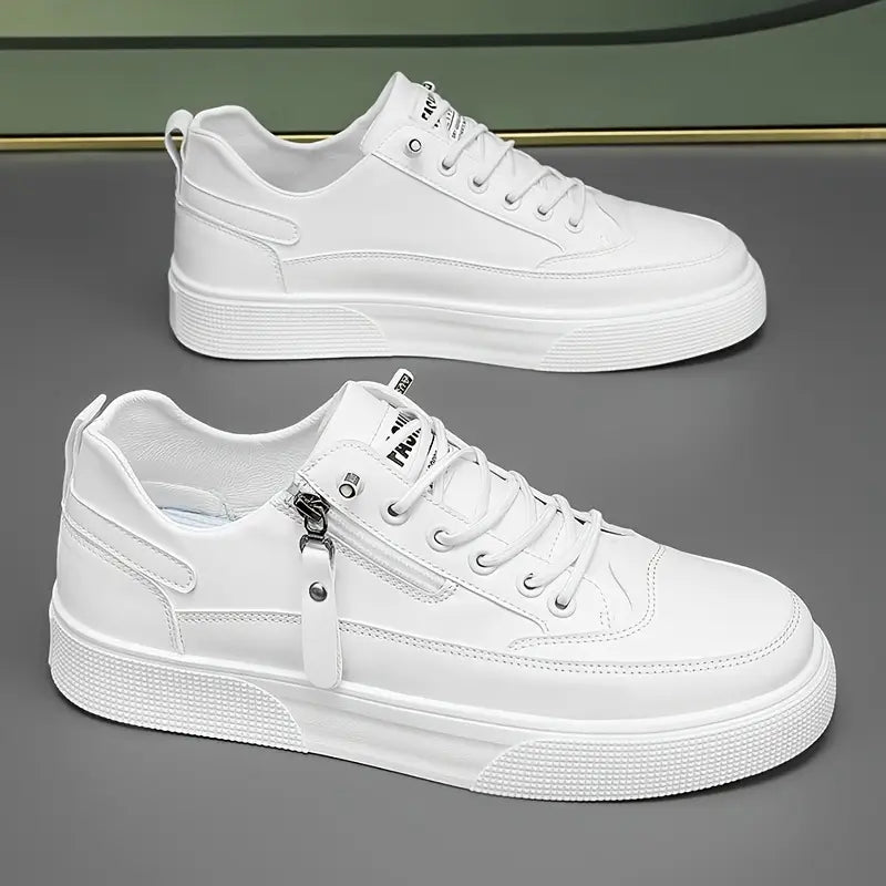 Mäns Sneakers Modern Design Med Dragkedja 3