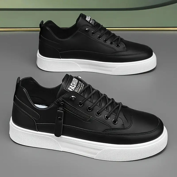 Mäns Sneakers Modern Design Med Dragkedja 4