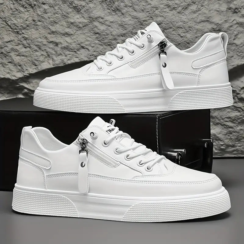 Mäns Sneakers Modern Design Med Dragkedja 5