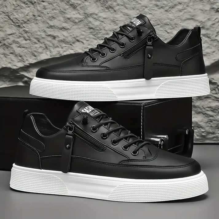 Mäns Sneakers Modern Design Med Dragkedja 6
