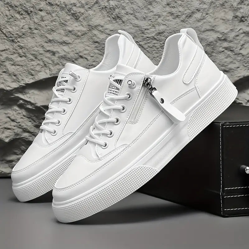 Mäns Sneakers Modern Design Med Dragkedja 7