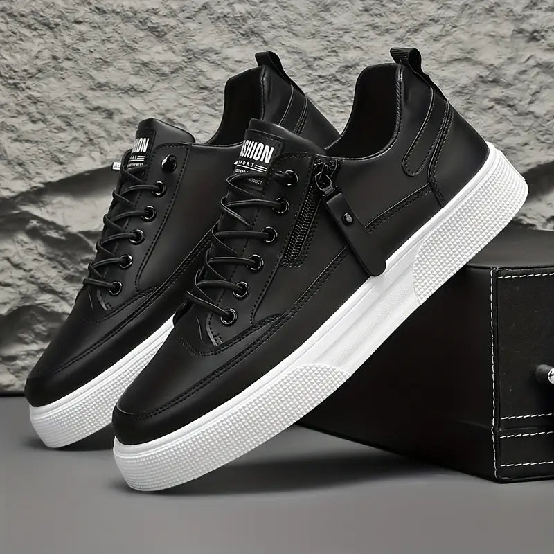 Mäns Sneakers Modern Design Med Dragkedja 8