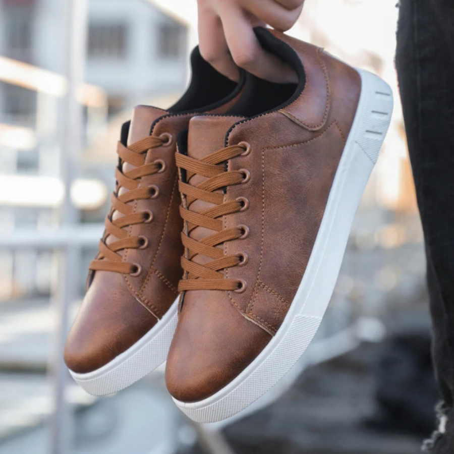 Mäns Sneakers Snörning Casual Stil 5