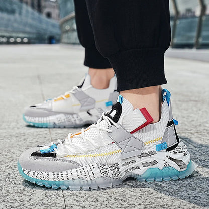 Mäns Sneakers Urban Stil Med Tjock Sula 1