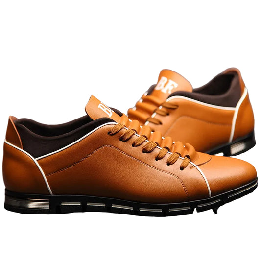 Mäns Sneakers i Läderlook 1