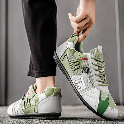 Mäns Sneakers med Färgblock och Lagersömsdesign 5