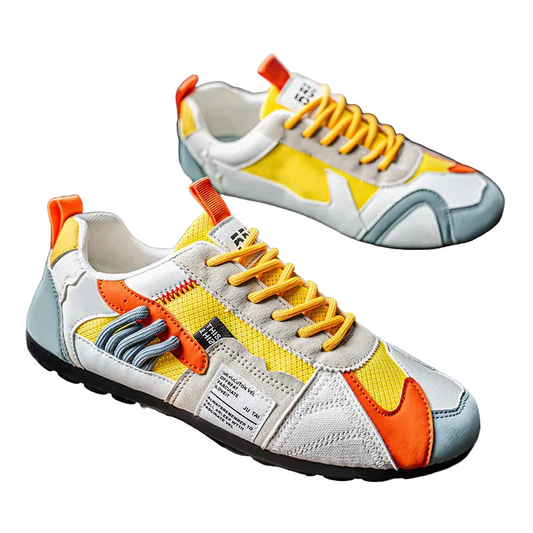 Mäns Sneakers med Färgblock och Lagersömsdesign 6