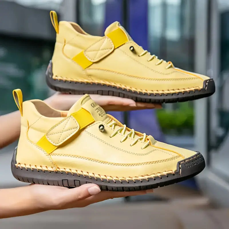 Mäns Sneakers med Stödjande Design 2