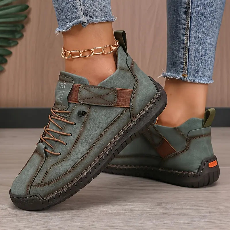 Mäns Sneakers med Stödjande Design 3