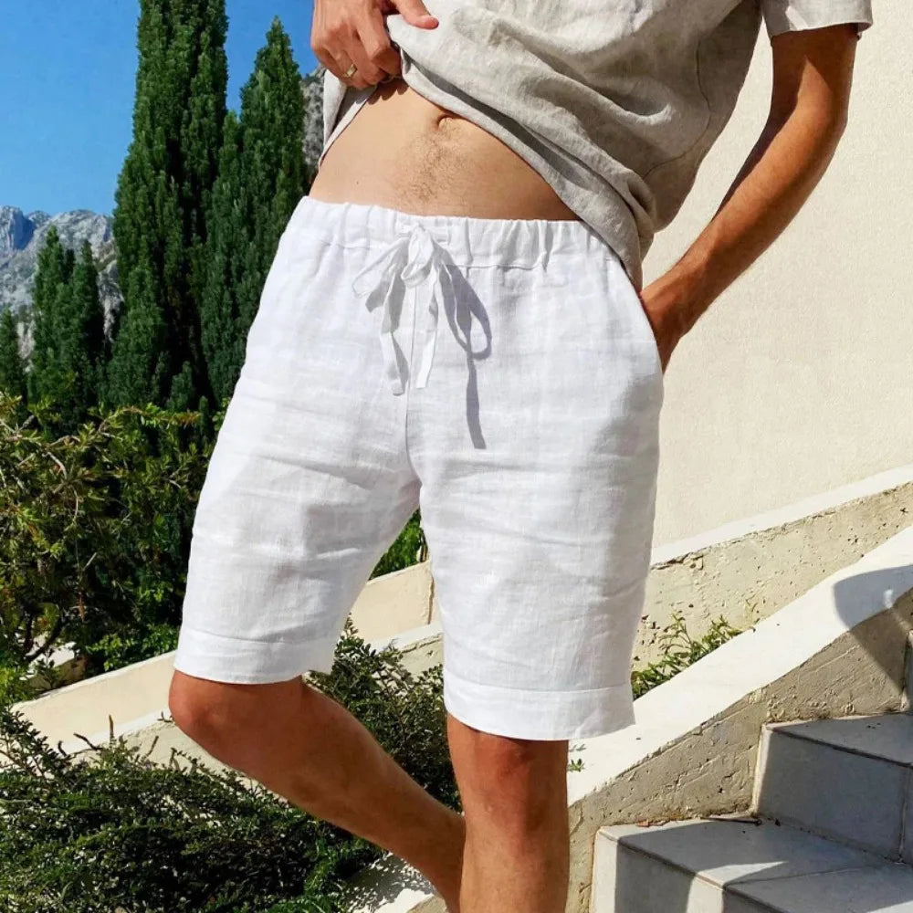 Mäns Sommarshorts Klassisk Stil 4