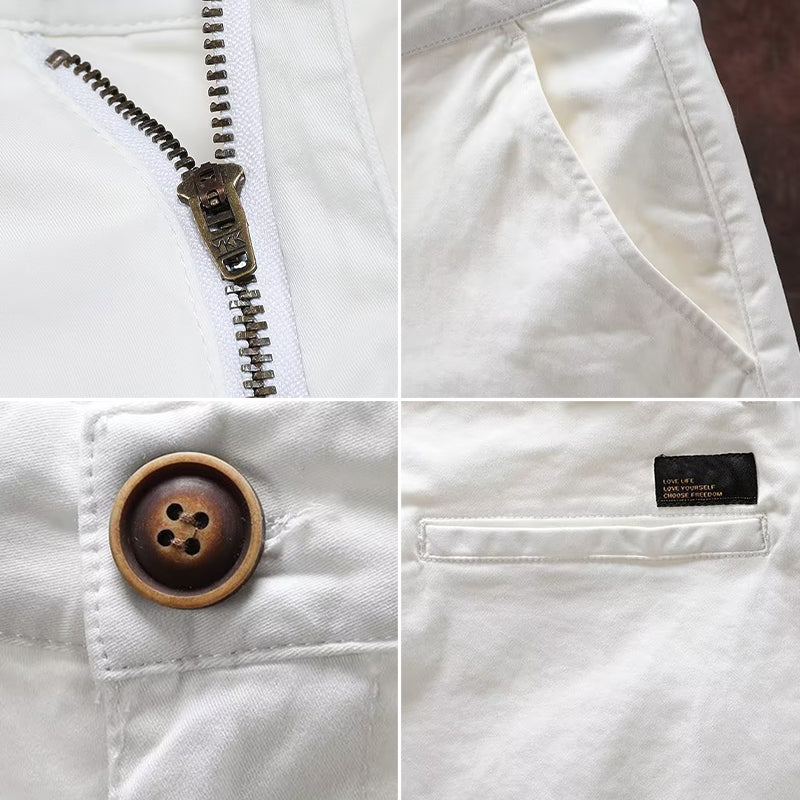 Mäns Sommarshorts Klassisk Stil 7