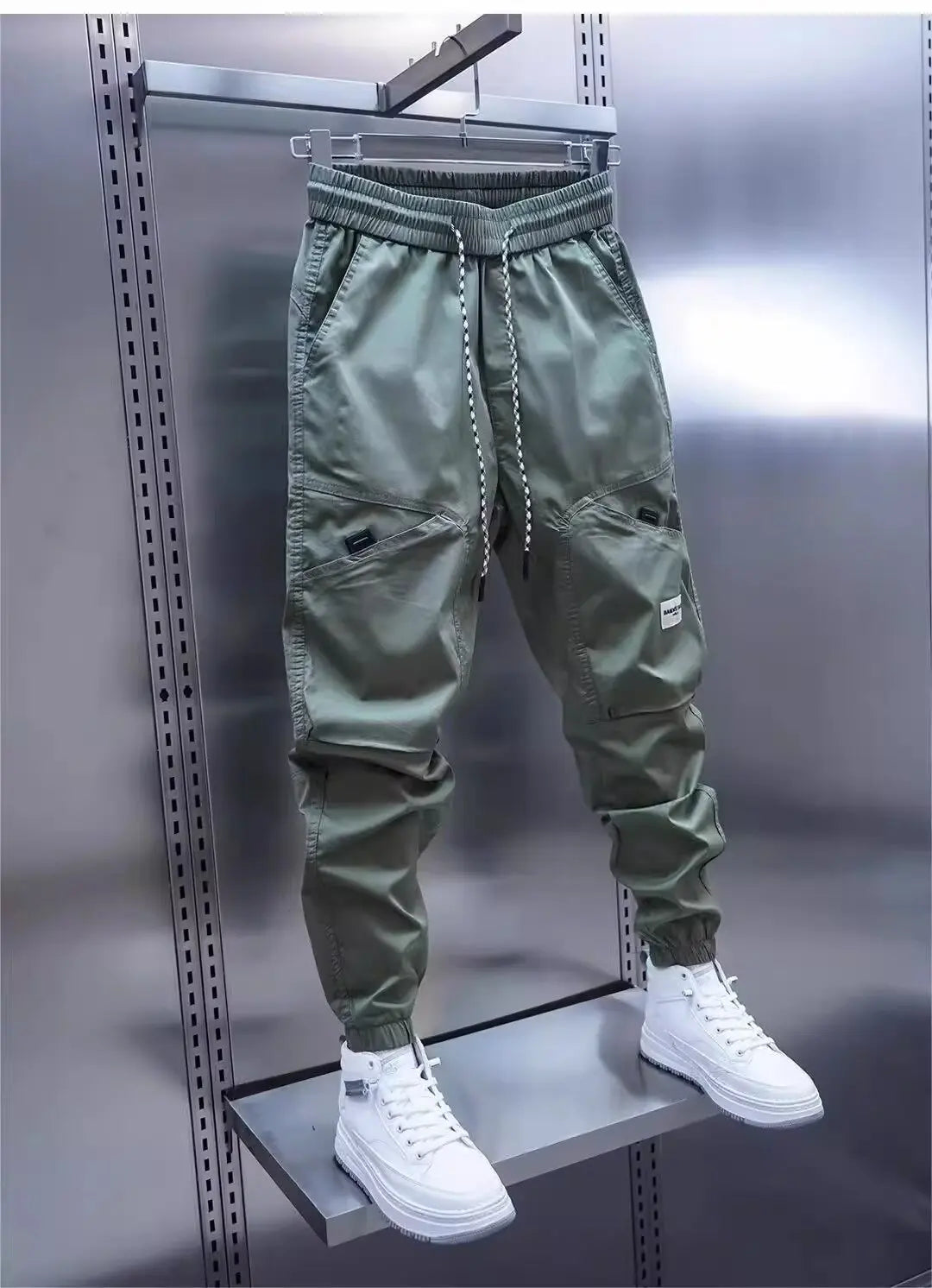 Mäns Sportbyxor med Detaljer 6