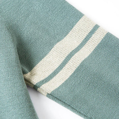 Mäns Stickad Cardigan med Modern Knäppning 3
