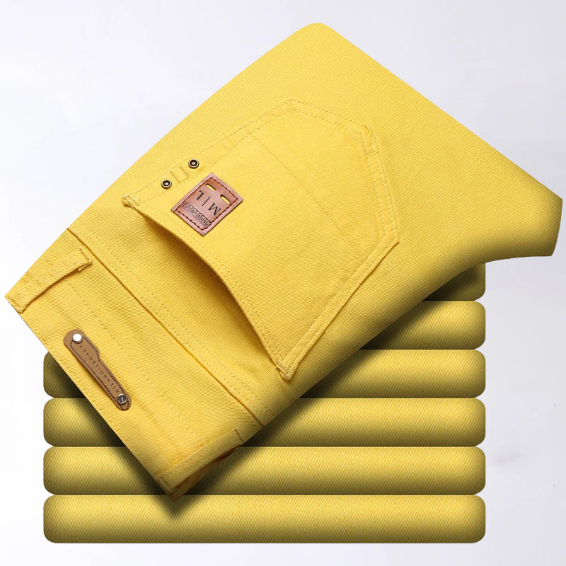 Mäns Stretchjeans med Smal Passform 1