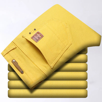 Mäns Stretchjeans med Smal Passform 1