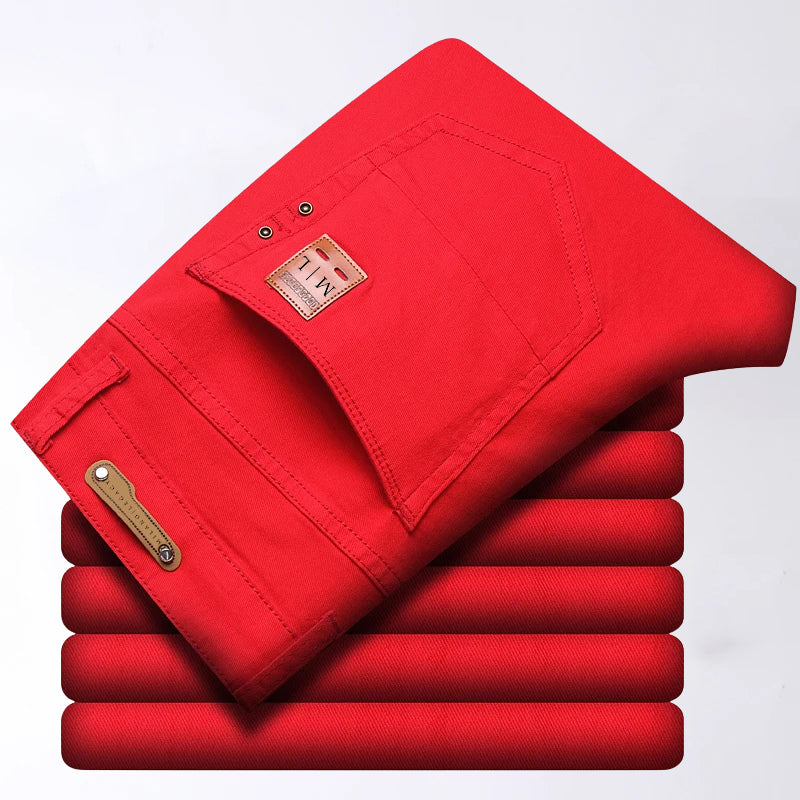Mäns Stretchjeans med Smal Passform 2