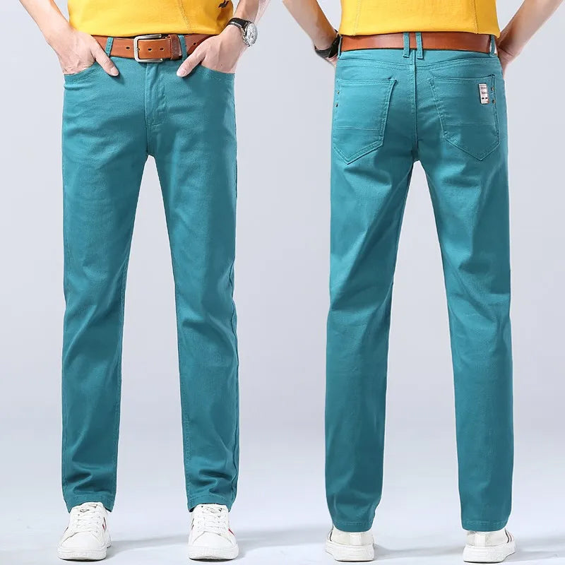 Mäns Stretchjeans med Smal Passform 5