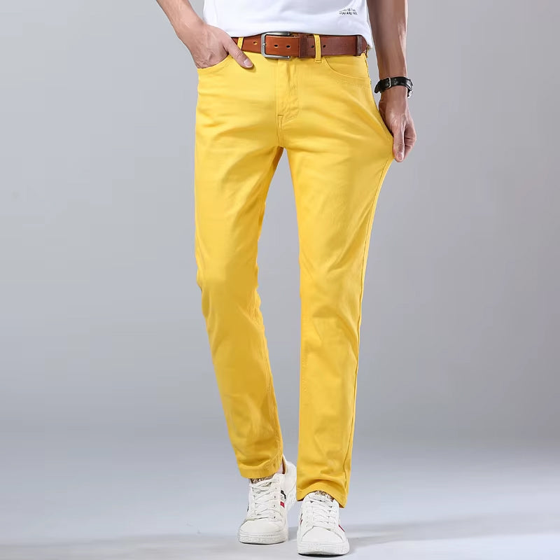 Mäns Stretchjeans med Smal Passform 6