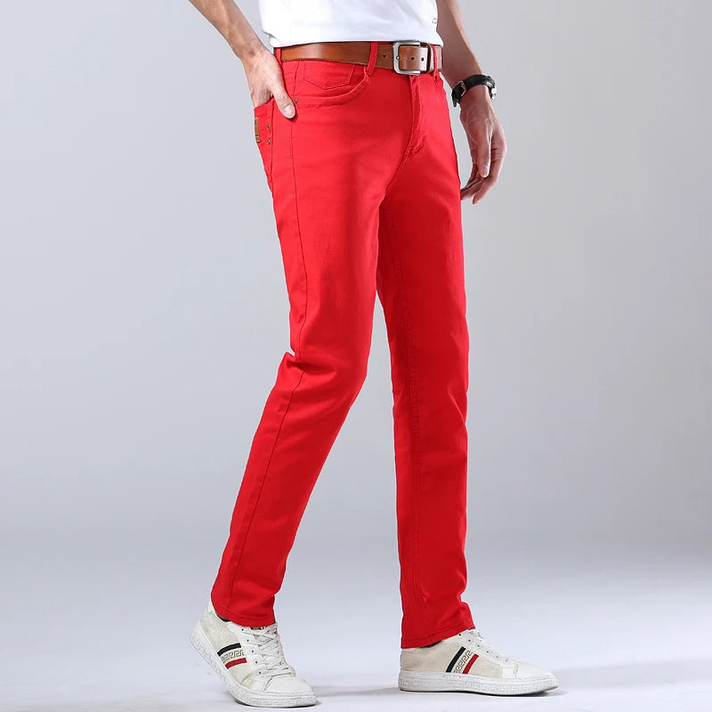 Mäns Stretchjeans med Smal Passform 7