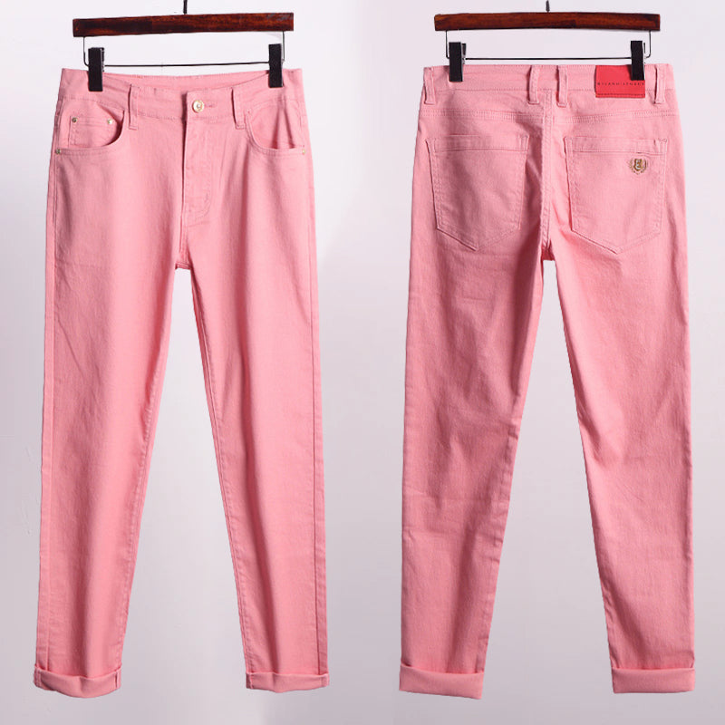 Mäns Stretchjeans med Smal Passform 8