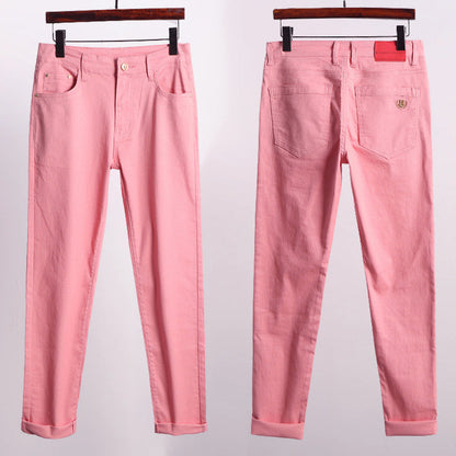 Mäns Stretchjeans med Smal Passform 8