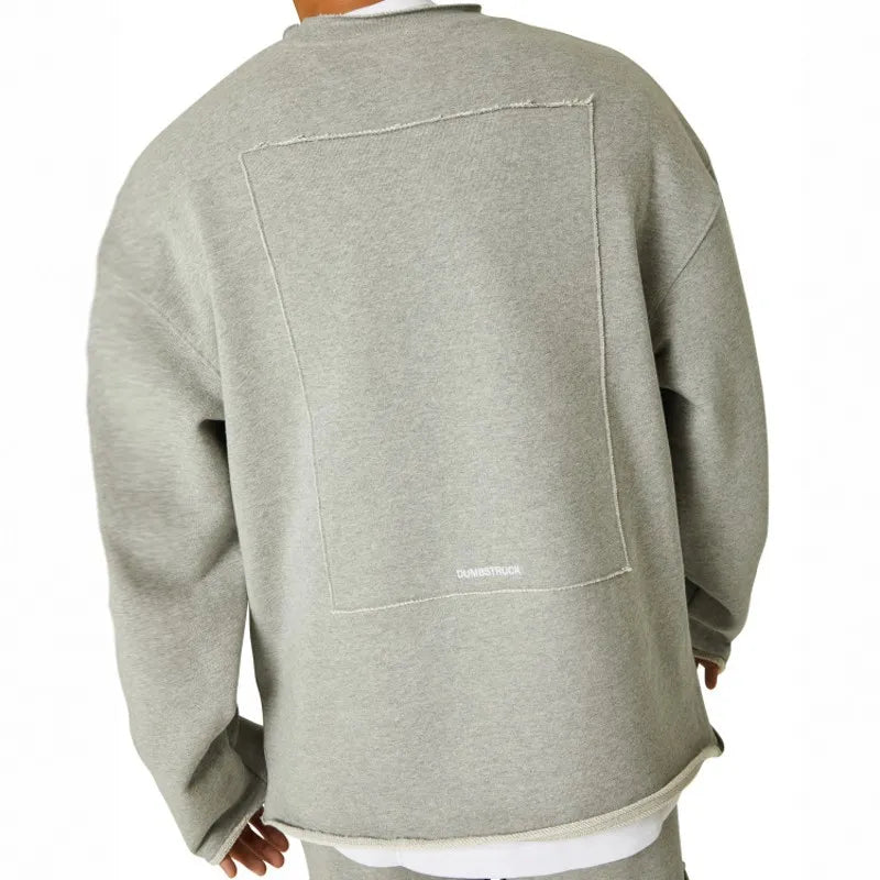 Mäns Sweatshirt Trendig Runda Hals 3