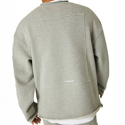 Mäns Sweatshirt Trendig Runda Hals 3