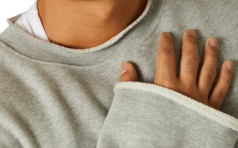 Mäns Sweatshirt Trendig Runda Hals 4