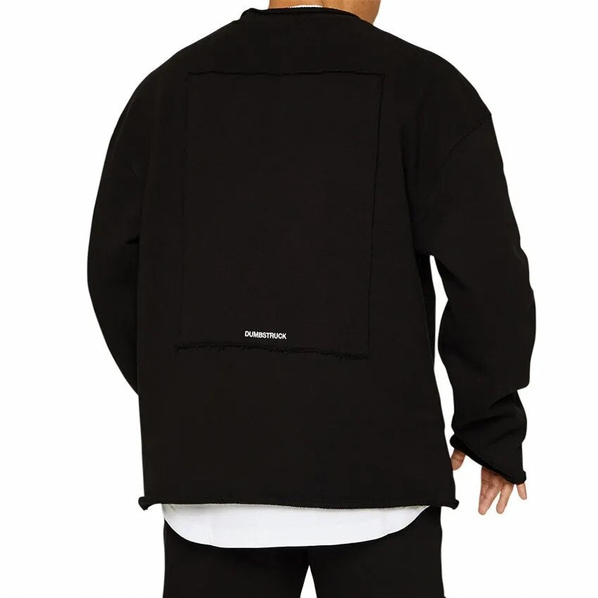 Mäns Sweatshirt Trendig Runda Hals 5