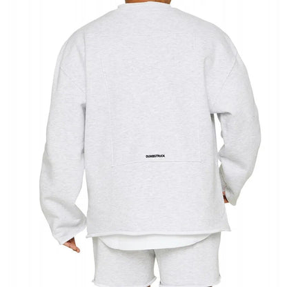 Mäns Sweatshirt Trendig Runda Hals 6