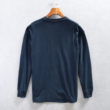 Mäns Sweatshirt med Bröstficka Avslappnad Stil 4