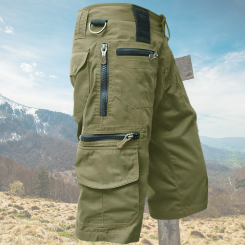 Mäns Taktiska Cargo Shorts Praktiska 1